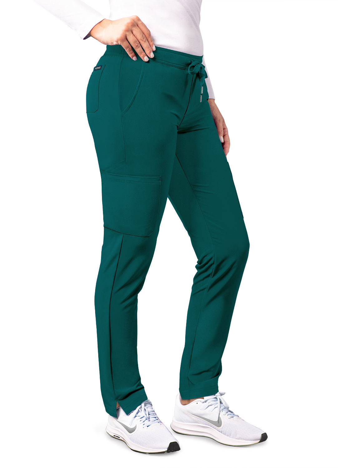 ADAR Addition Women's Skinny Leg Cargo Drawstring Pant Tall