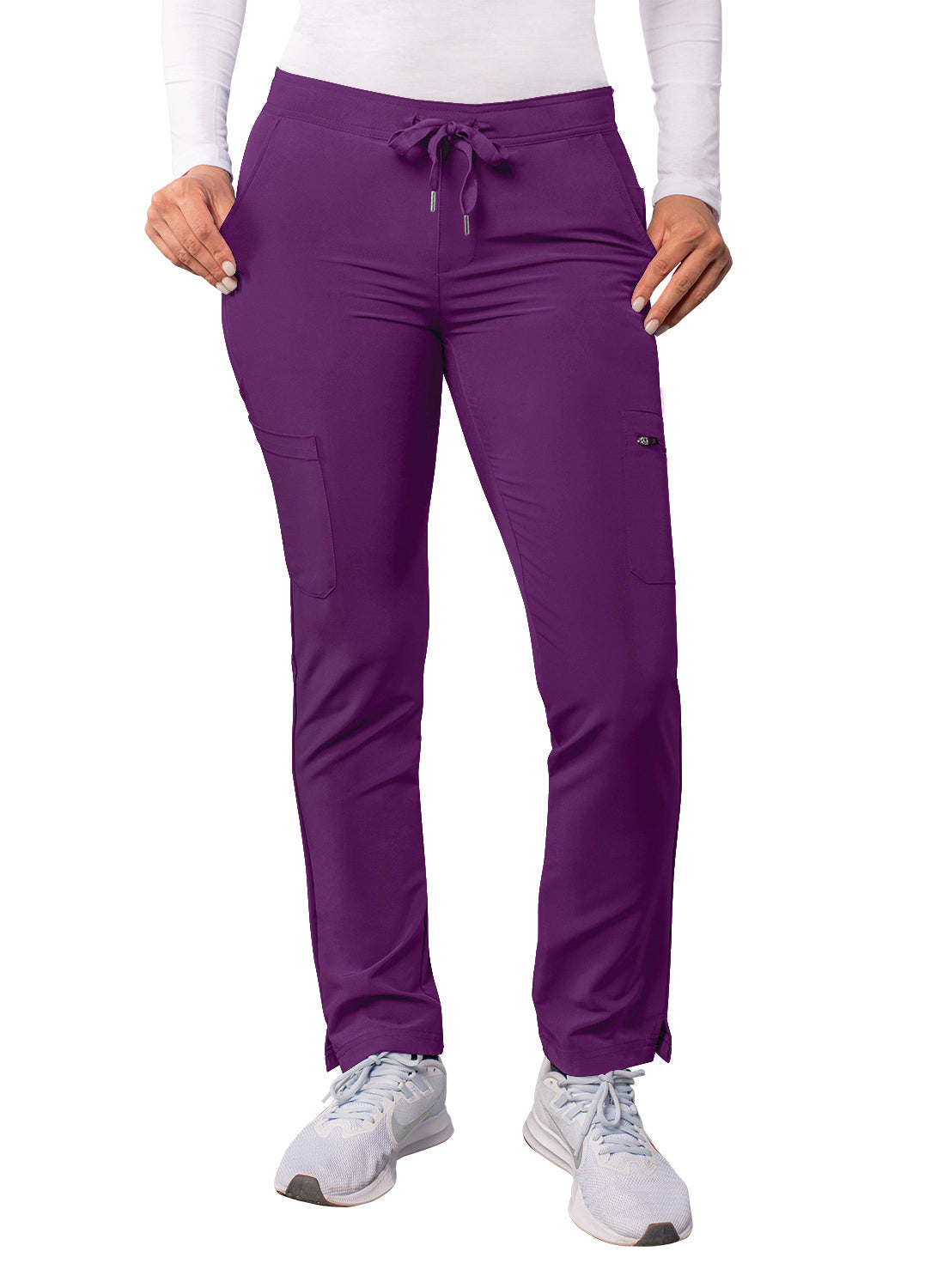 ADAR Addition Women's Skinny Leg Cargo Drawstring Pant Tall