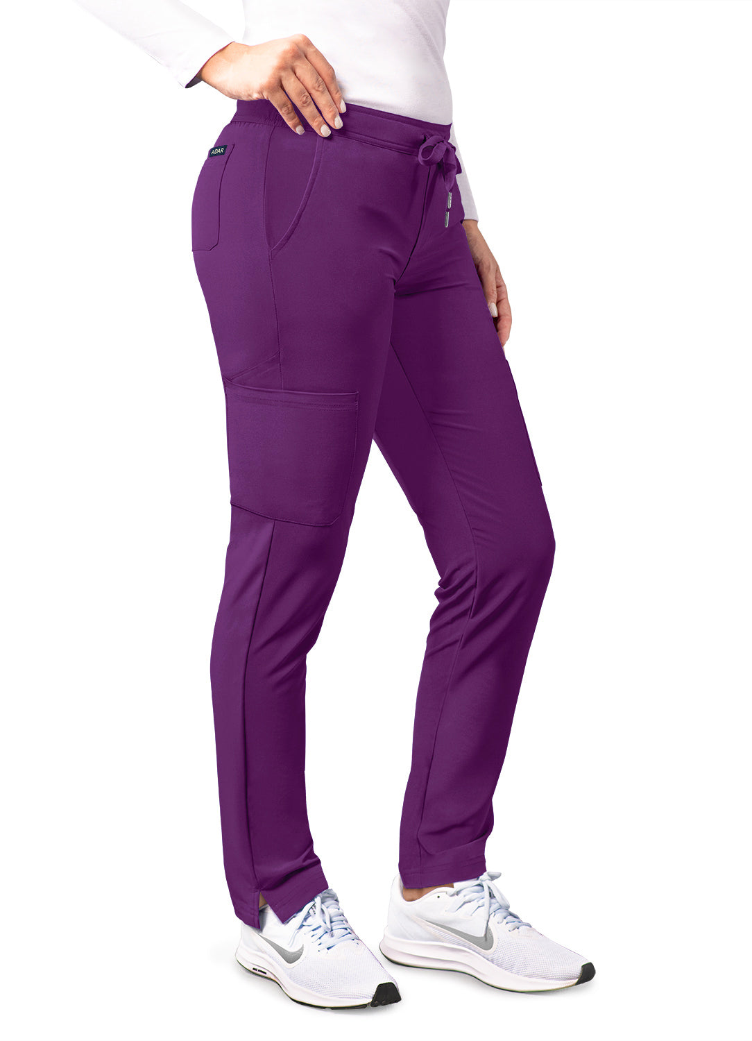 ADAR Addition Women's Skinny Leg Cargo Drawstring Pant Tall