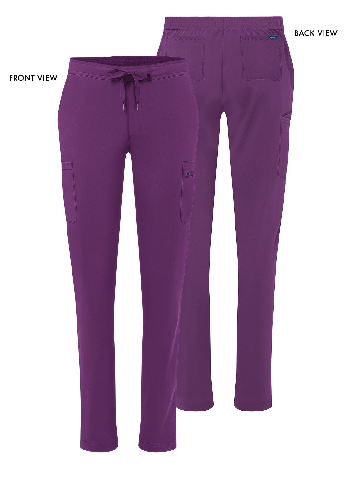 ADAR Addition Women's Skinny Leg Cargo Drawstring Pant Tall