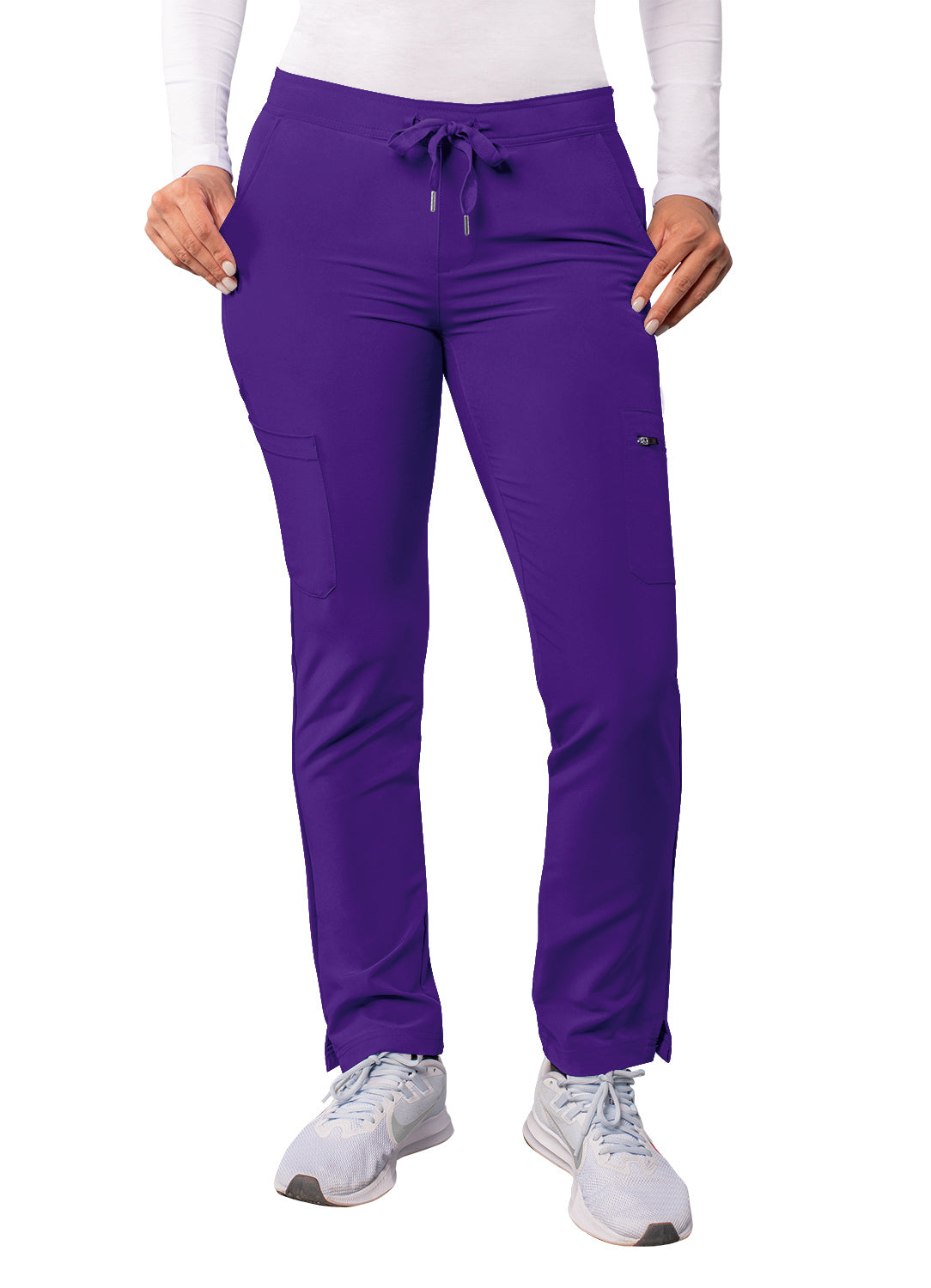 ADAR Addition Women's Skinny Leg Cargo Drawstring Pant Tall