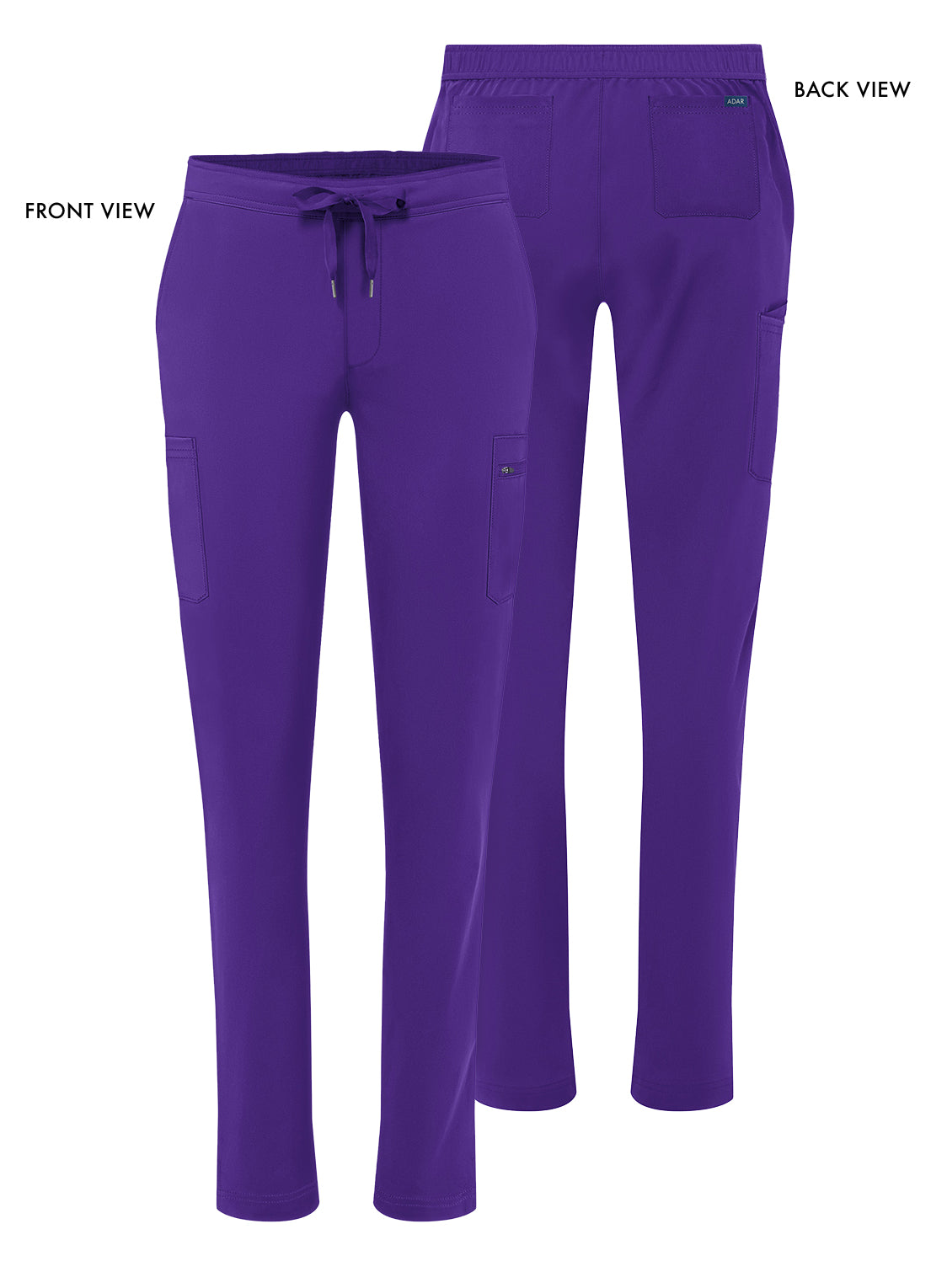 ADAR Addition Women's Skinny Leg Cargo Drawstring Pant Tall
