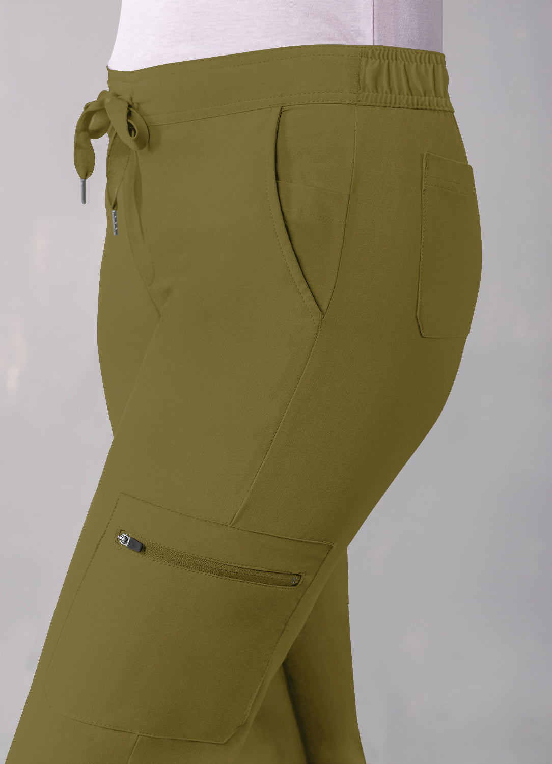 ADAR Addition Women's Skinny Leg Cargo Drawstring Pant Tall