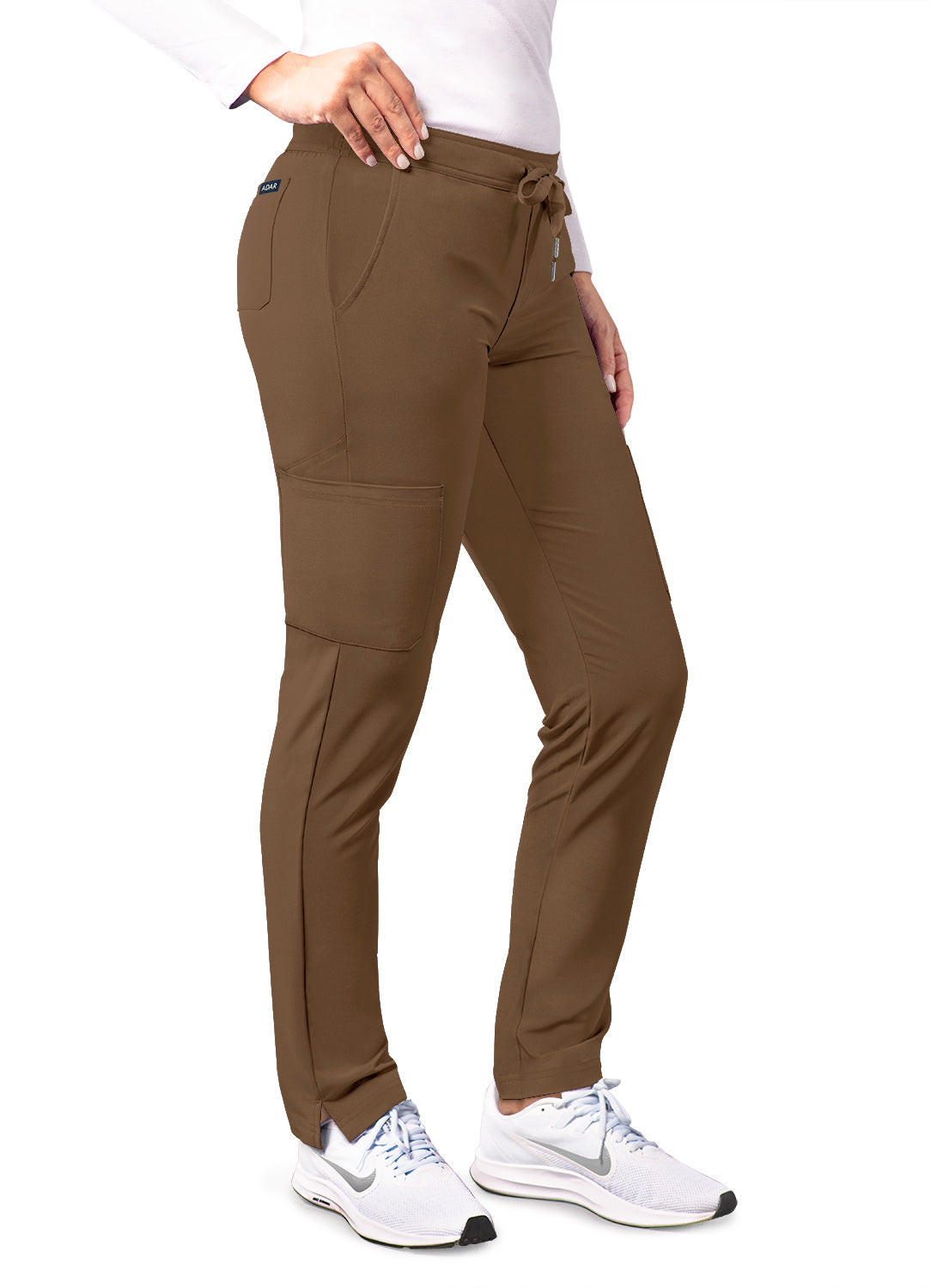 ADAR Addition Women's Skinny Leg Cargo Drawstring Pant Tall