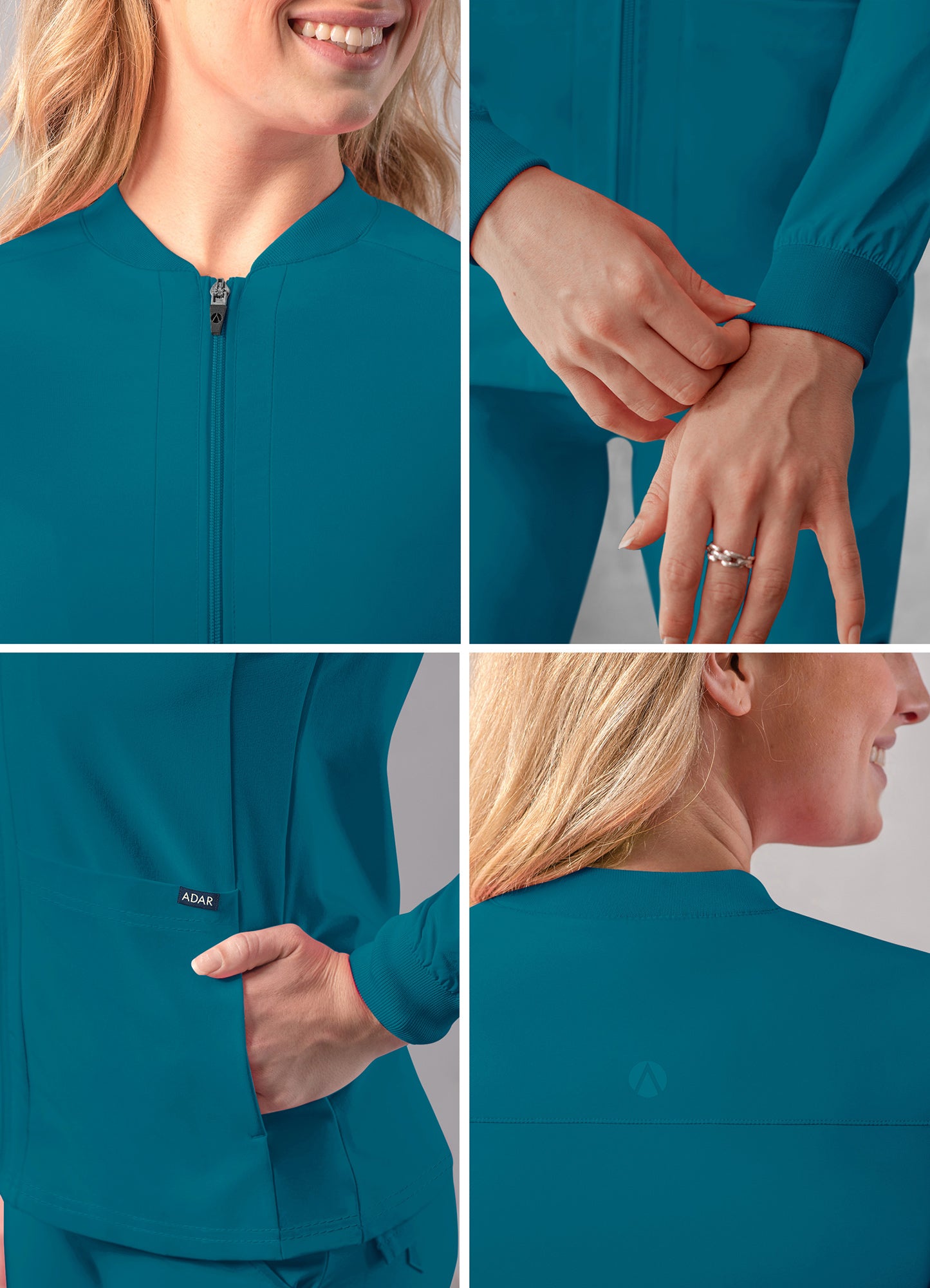 ADAR Addition Women's Bomber Zipped Jacket