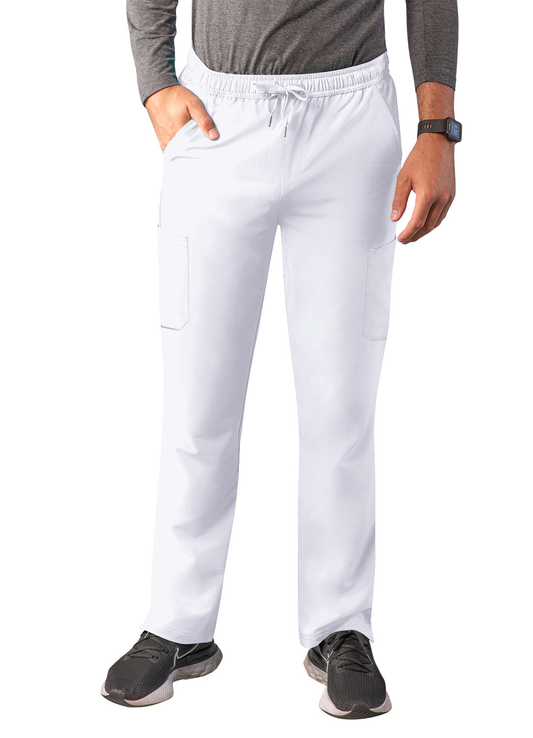 ADAR Addition Men's Go-Everyday Cargo Scrub Set