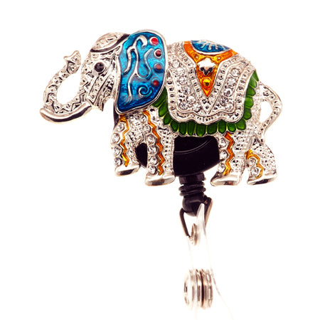 Alluring Elephant - SassyBadge Retractable Badge Reels