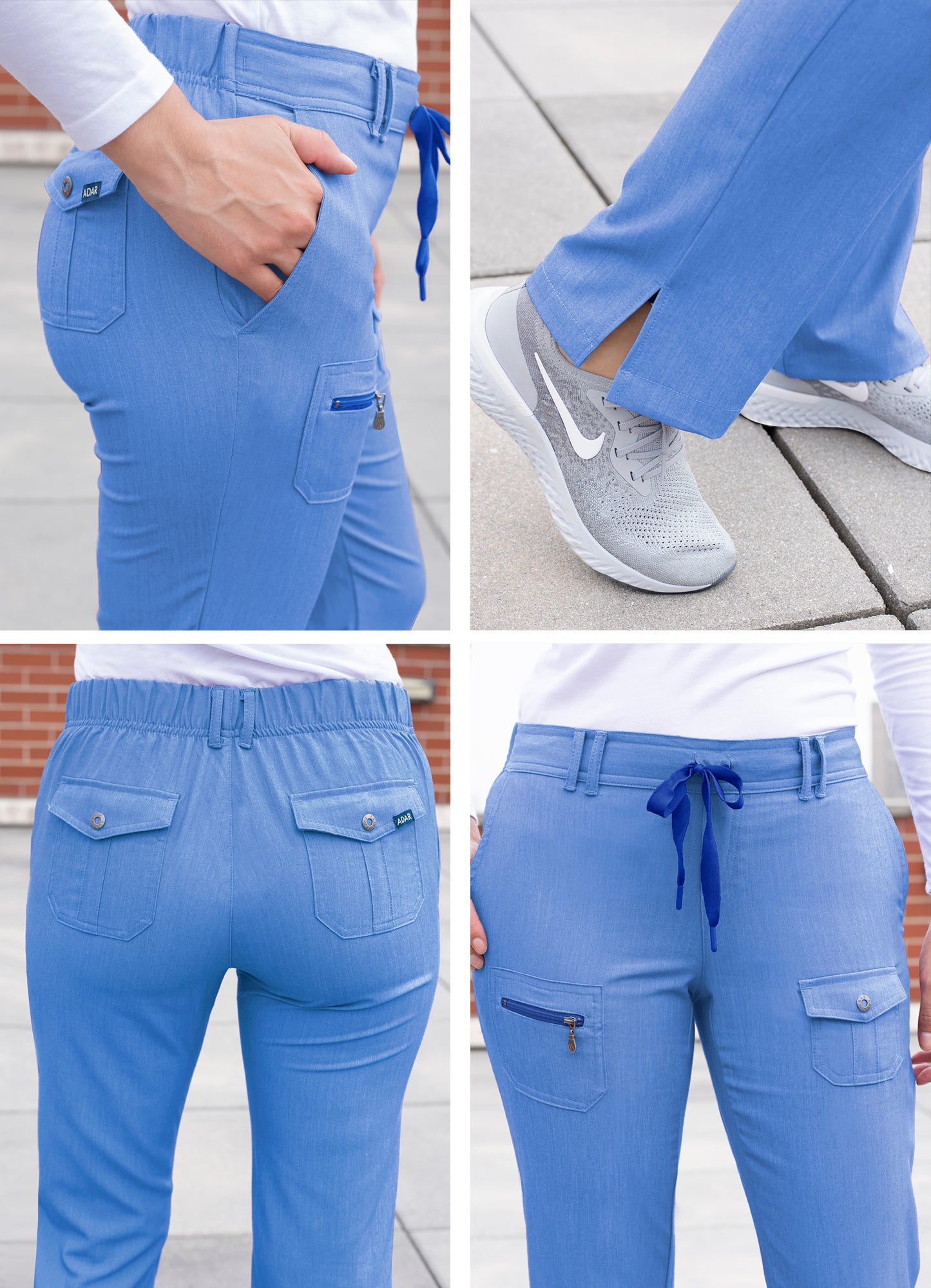 ADAR Pro Women's Slim Fit 6 Pocket Pant