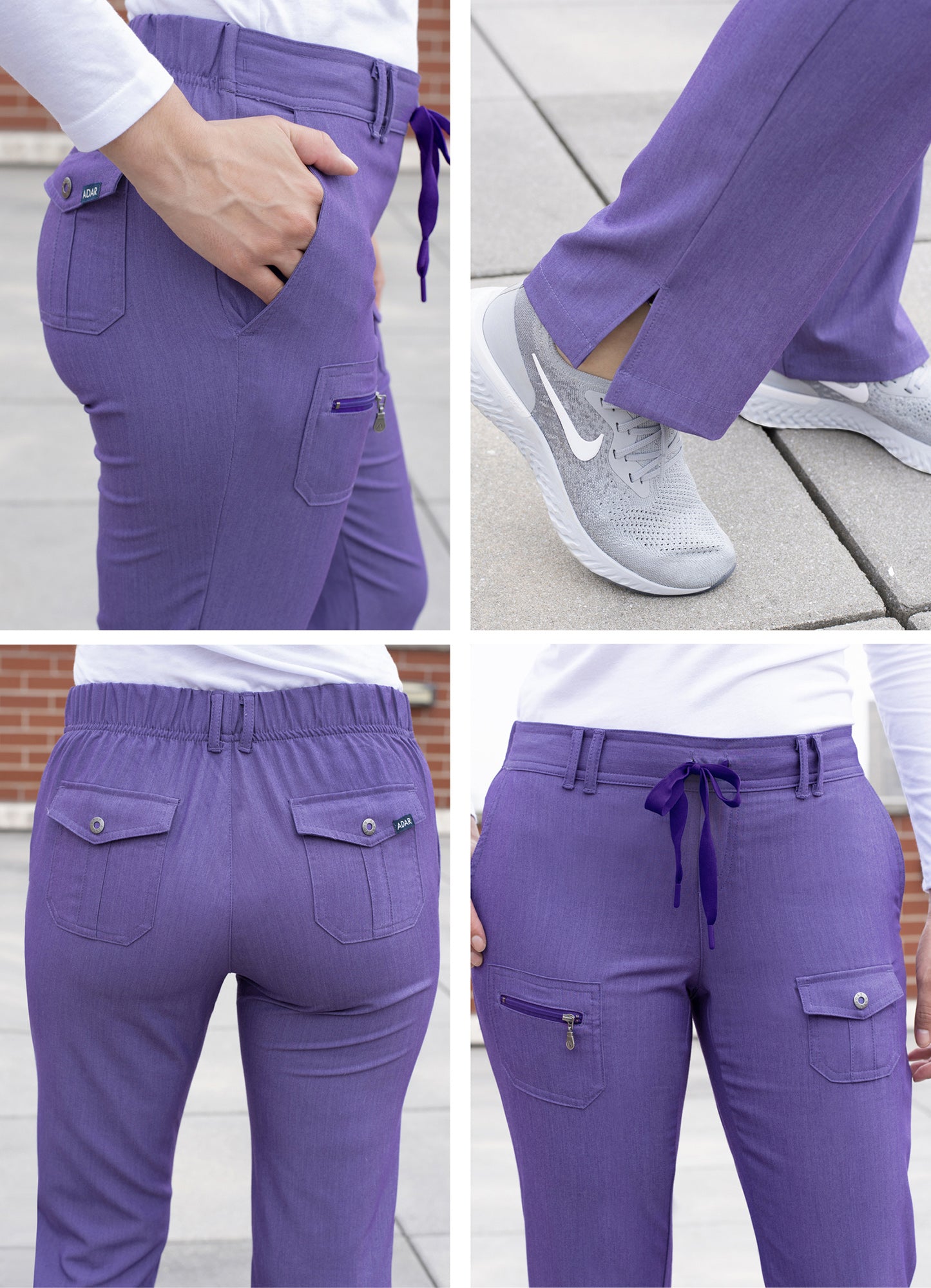 ADAR Pro Women's Slim Fit 6 Pocket Pant