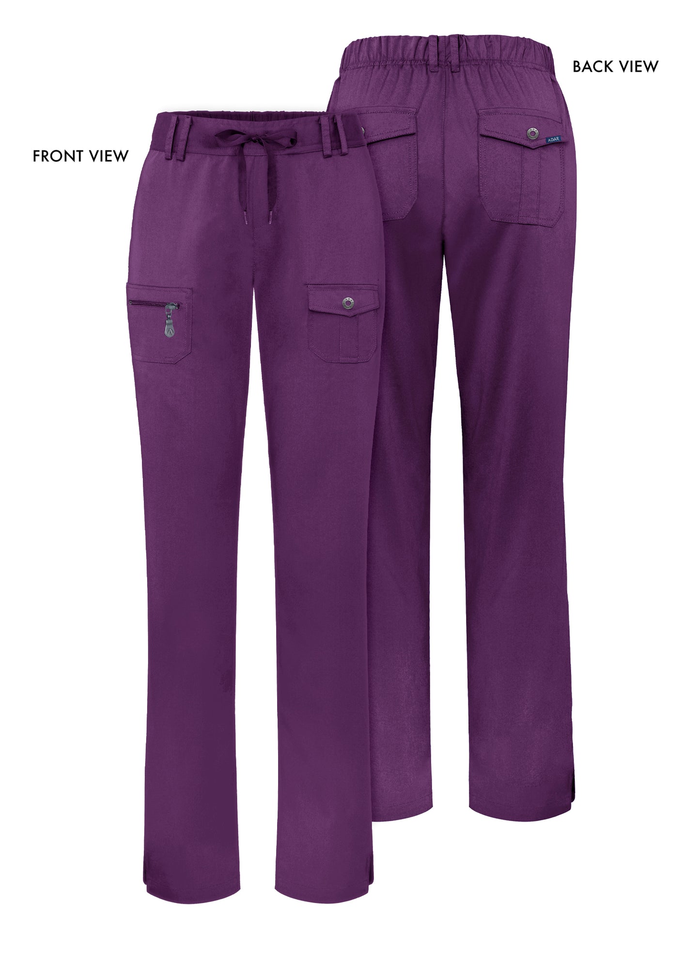 ADAR Pro Women's Slim Fit 6 Pocket Pant