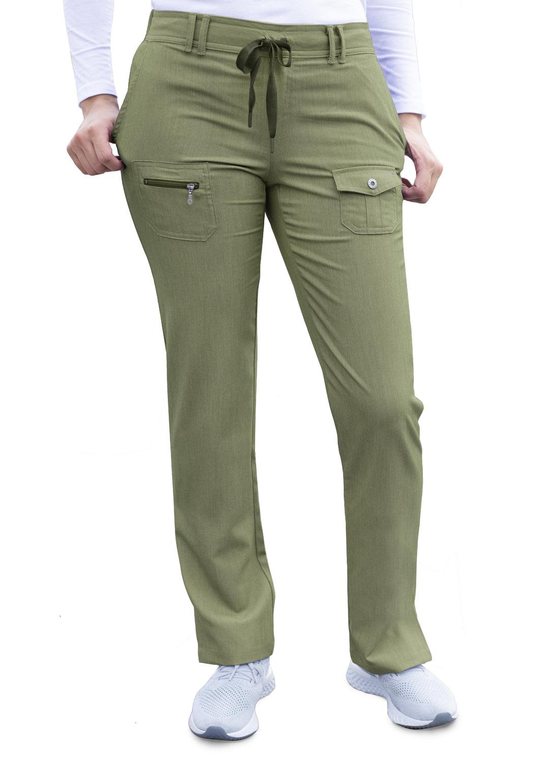 ADAR Pro Women's Slim Fit 6 Pocket Pant  Petite (More Color)