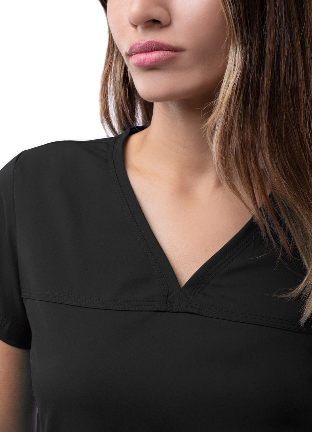ADAR Pro Women's Sweetheart V-neck Scrub Top