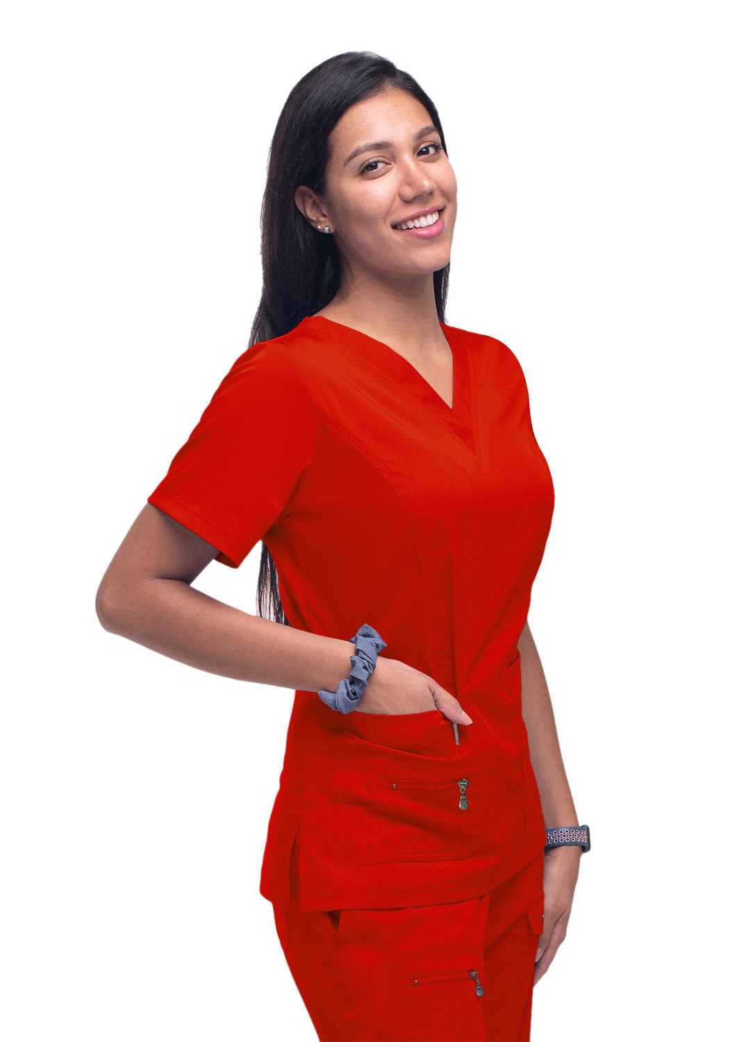 ADAR Pro Womens Elevated V-neck Scrub Top