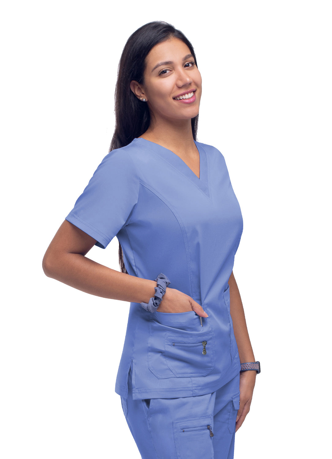 ADAR Pro Womens Elevated V-neck Scrub Top