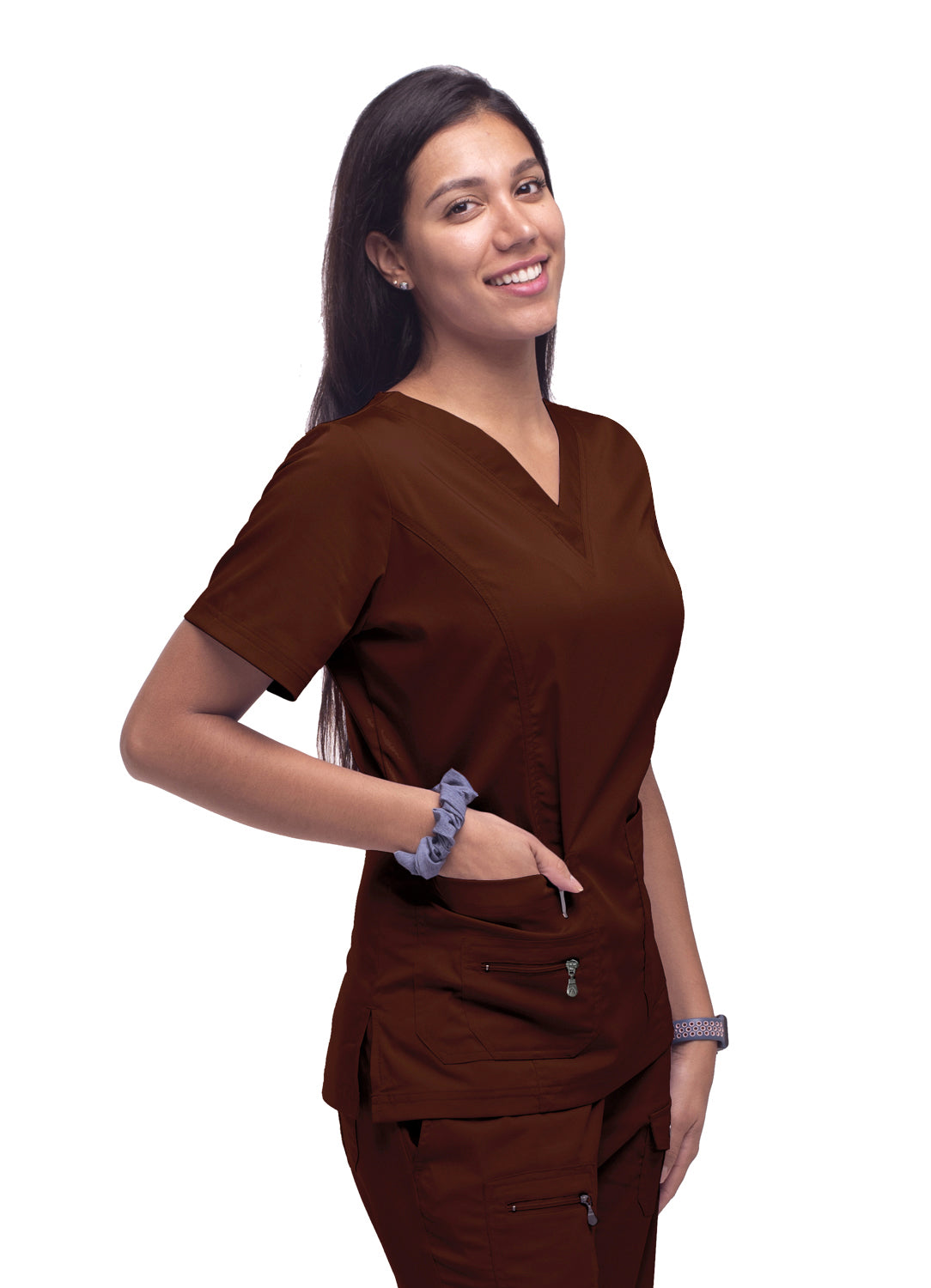 ADAR Pro Womens Elevated V-neck Scrub Top