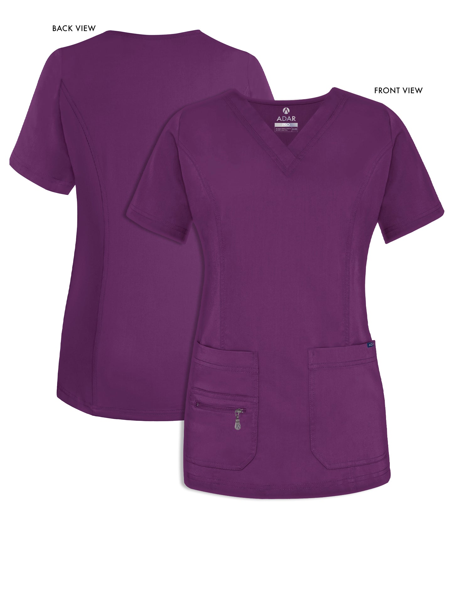 ADAR Pro Womens Elevated V-neck Scrub Top