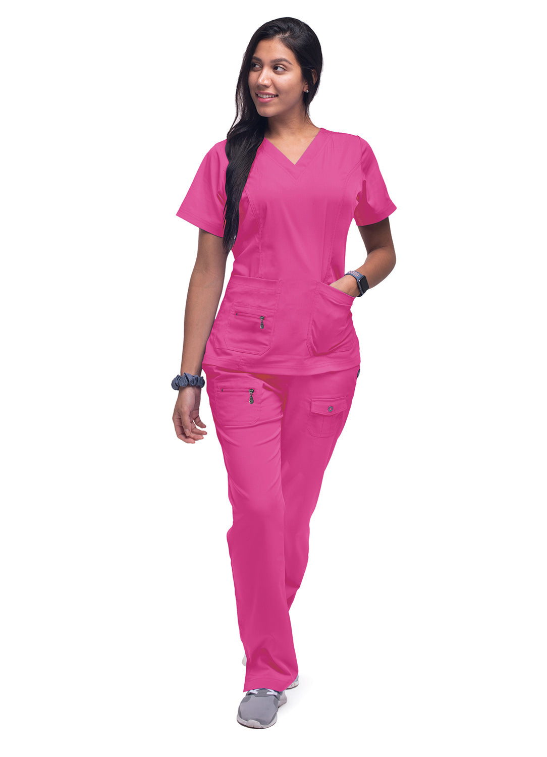 ADAR Pro Womens Elevated V-neck Scrub Top