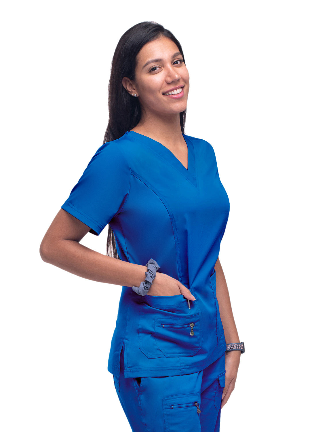 ADAR Pro Womens Elevated V-neck Scrub Top (More Color)