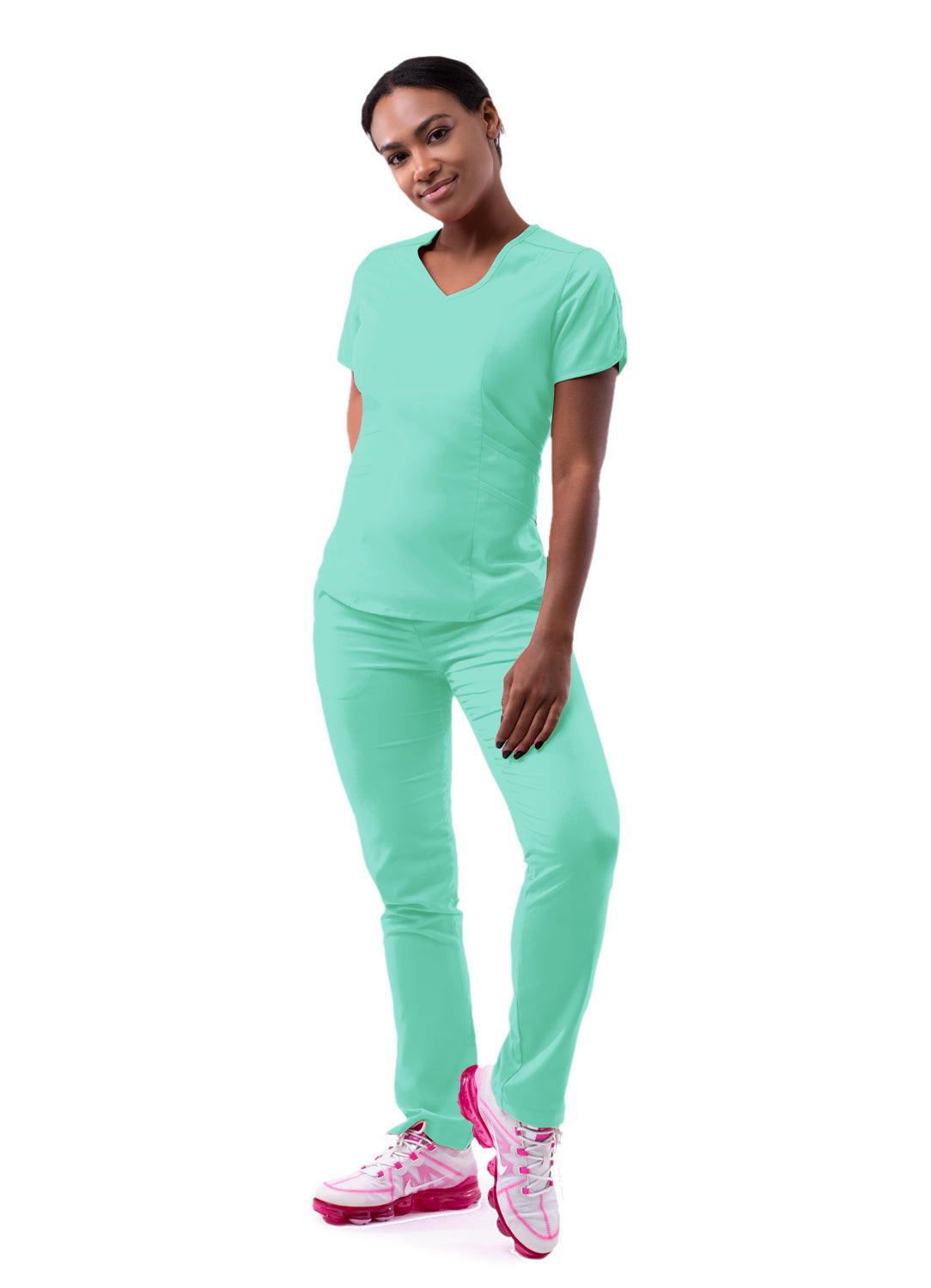 ADAR Pro Women's Modern V-Neck Scrub Top