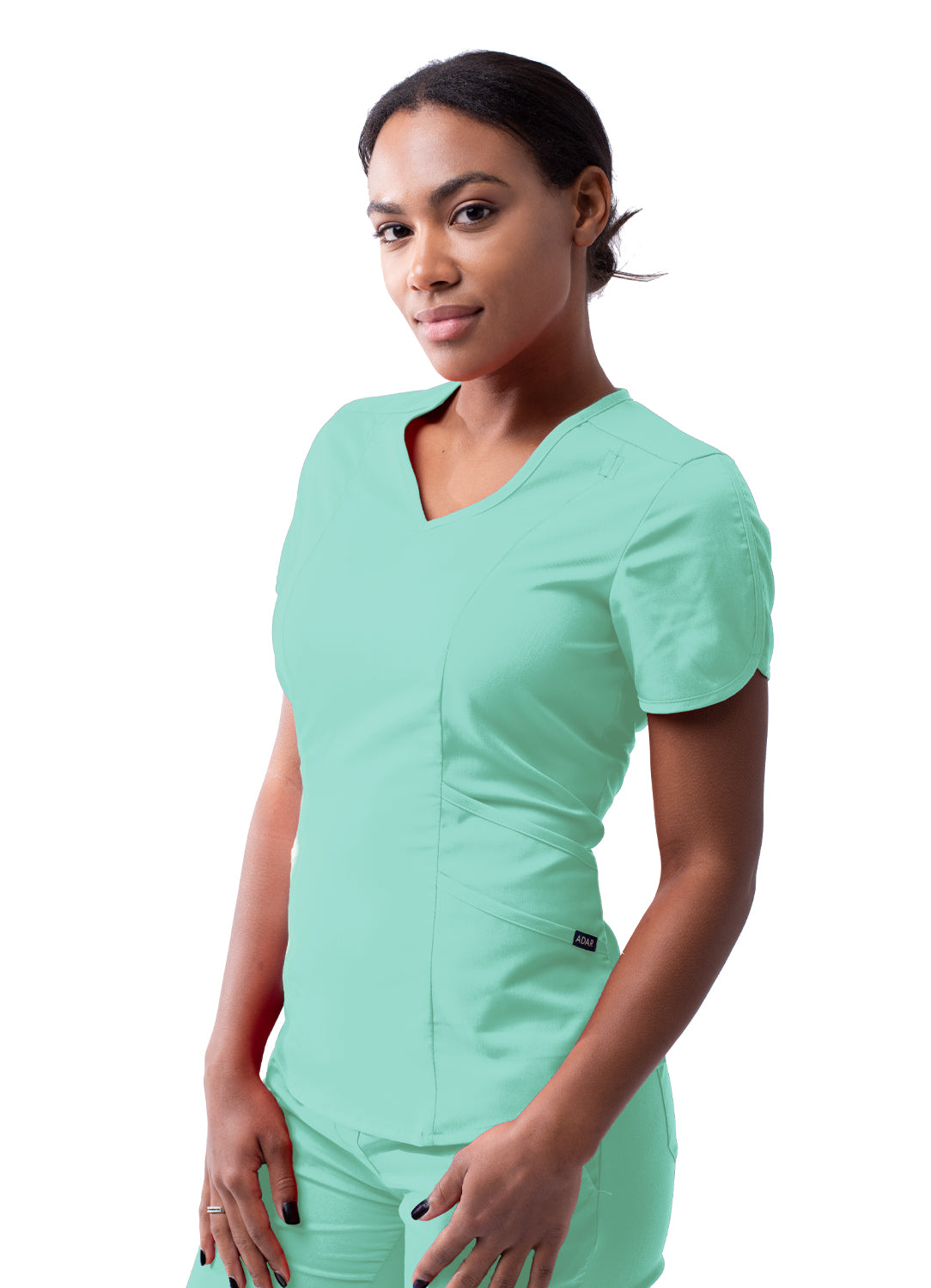 ADAR Pro Women's Modern V-Neck Scrub Top