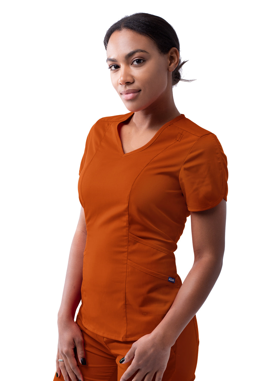 ADAR Pro Women's Modern V-Neck Scrub Top