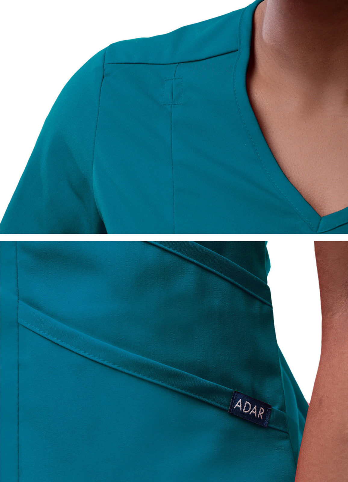 ADAR Pro Women's Modern V-Neck Scrub Top
