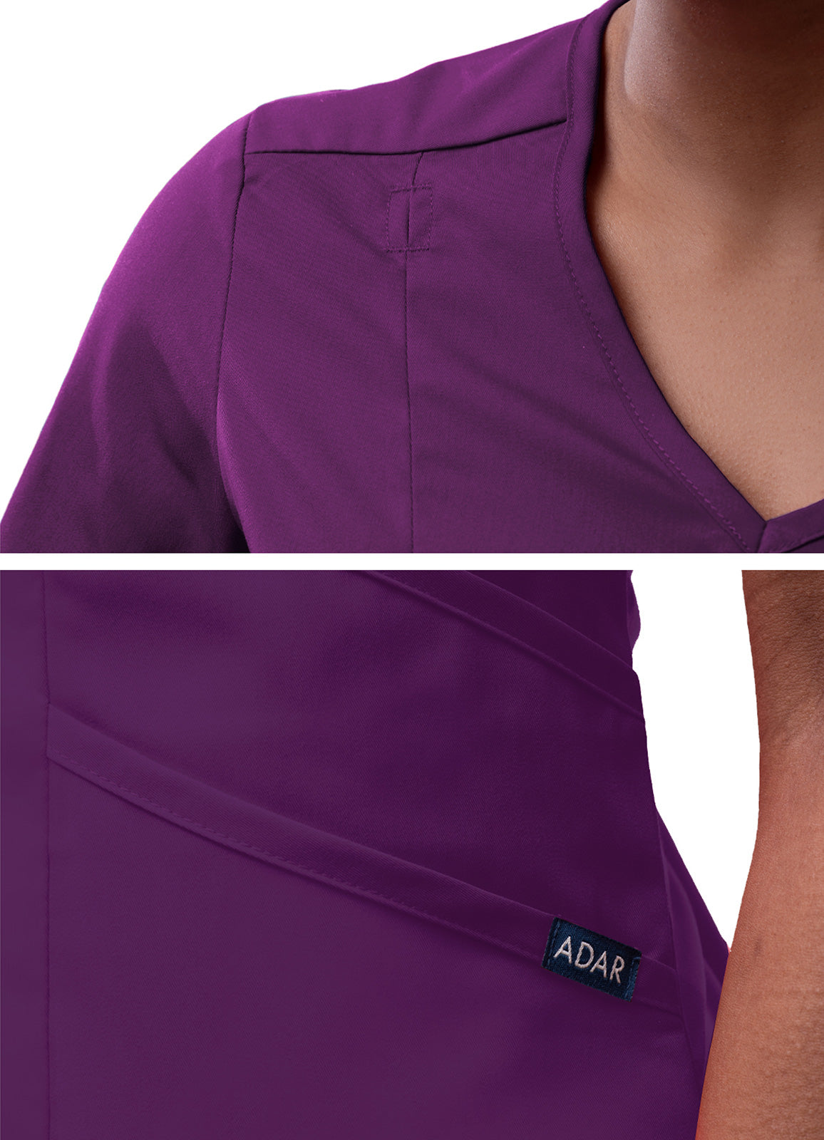 ADAR Pro Women's Modern V-Neck Scrub Top