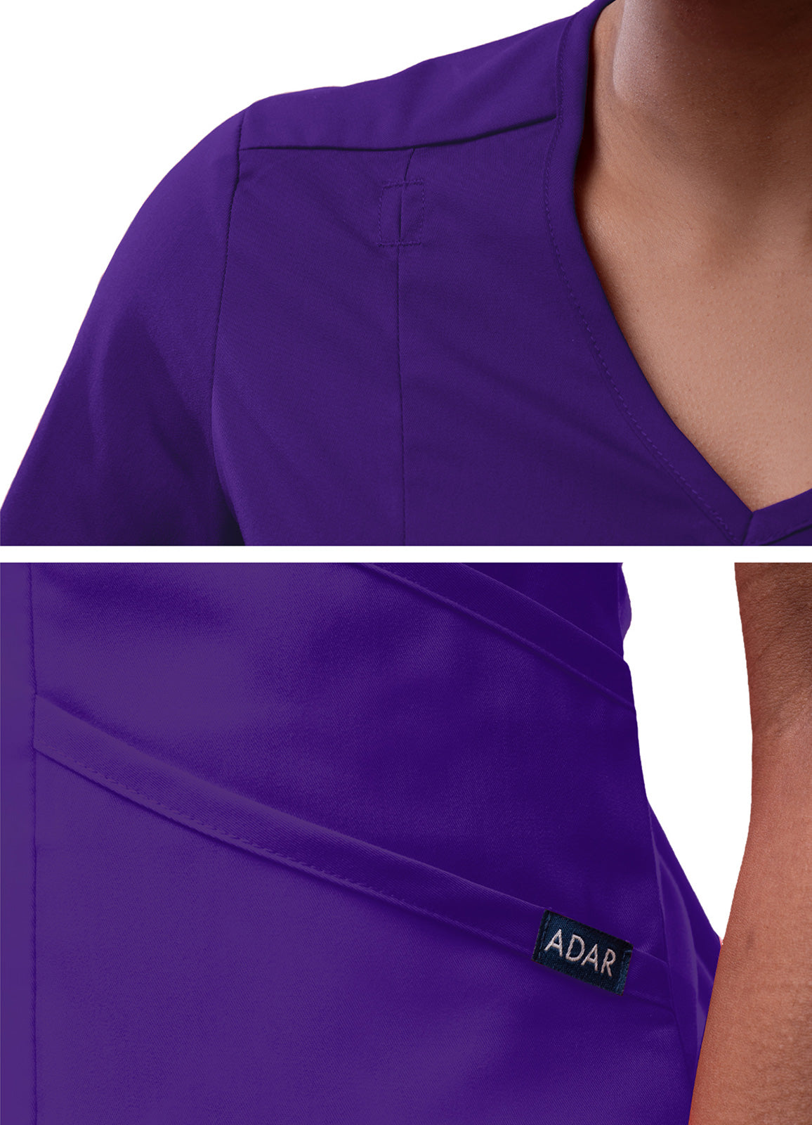 ADAR Pro Women's Modern V-Neck Scrub Top