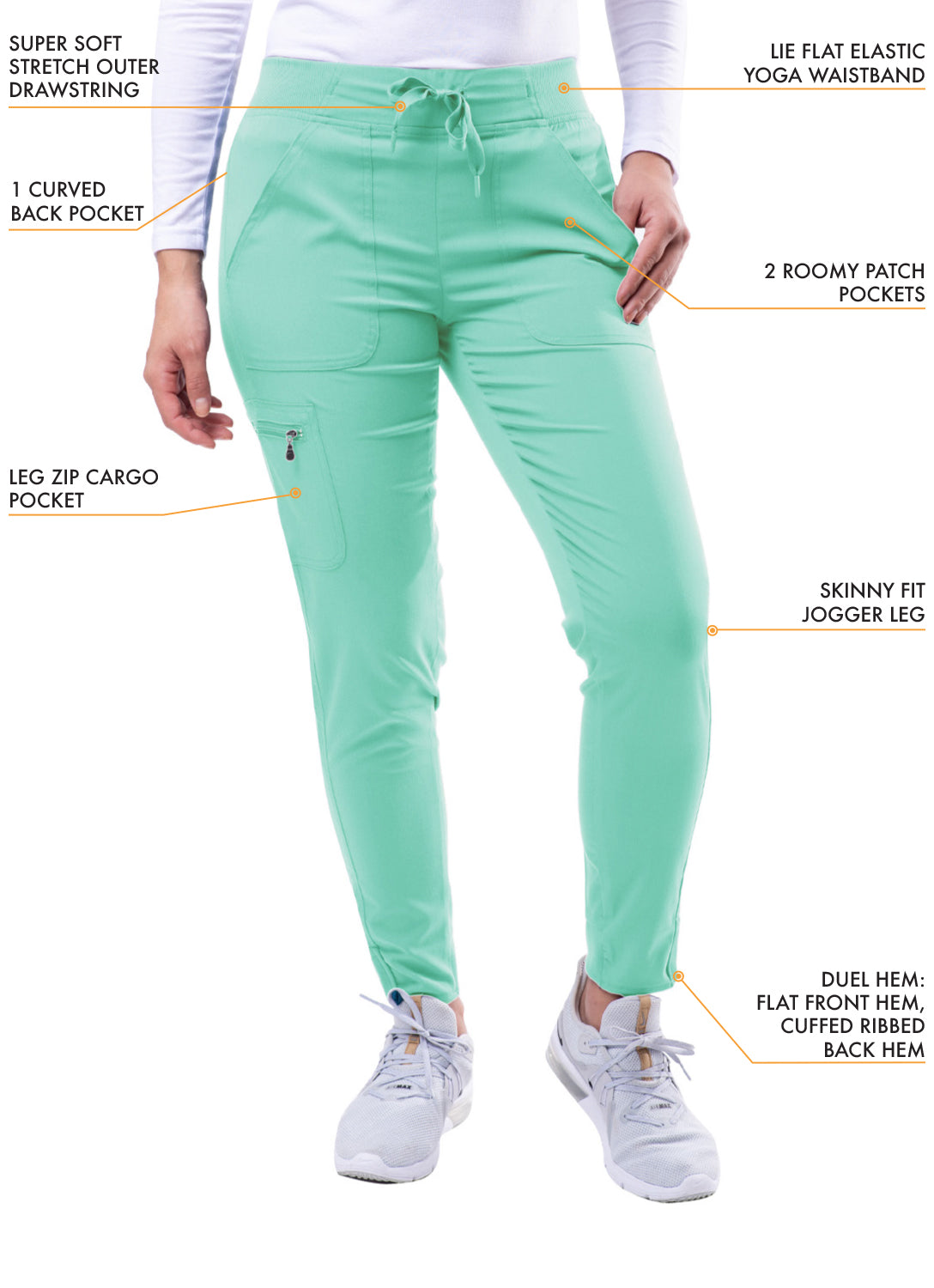 ADAR Pro Women's Ultimate Yoga Jogger Pant  Tall