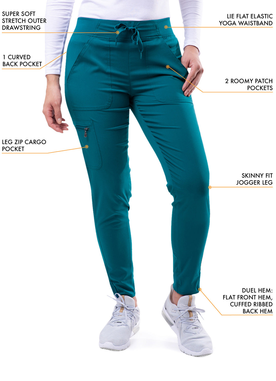 ADAR Pro Women's Ultimate Yoga Jogger Pant  Tall