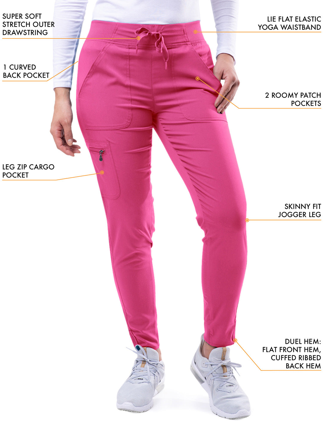 ADAR Pro Women's Ultimate Yoga Jogger Pant  Tall