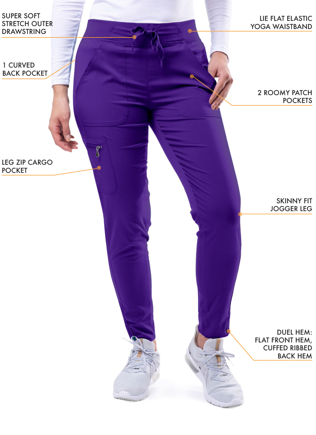 ADAR Pro Women's Ultimate Yoga Jogger Pant  Tall