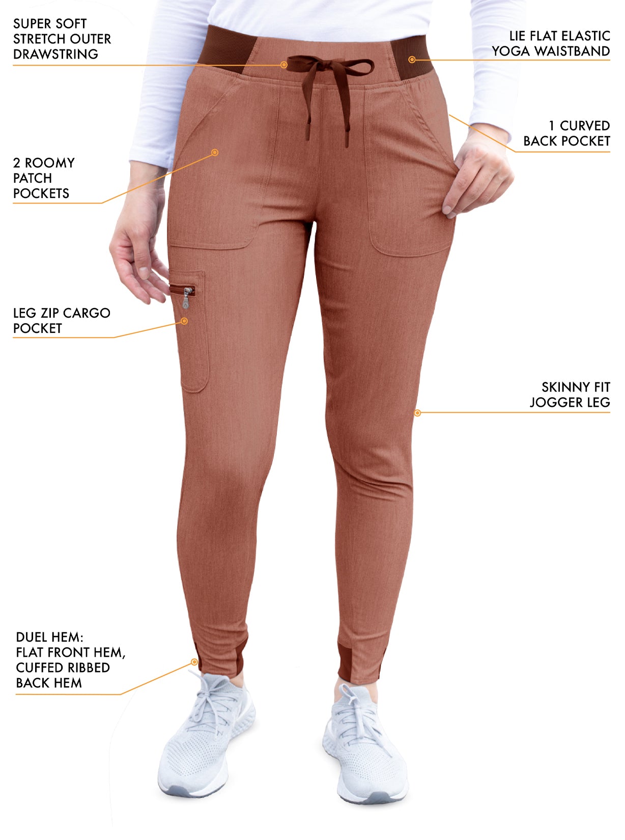 ADAR Pro Women's Ultimate Yoga Jogger Pant  Tall