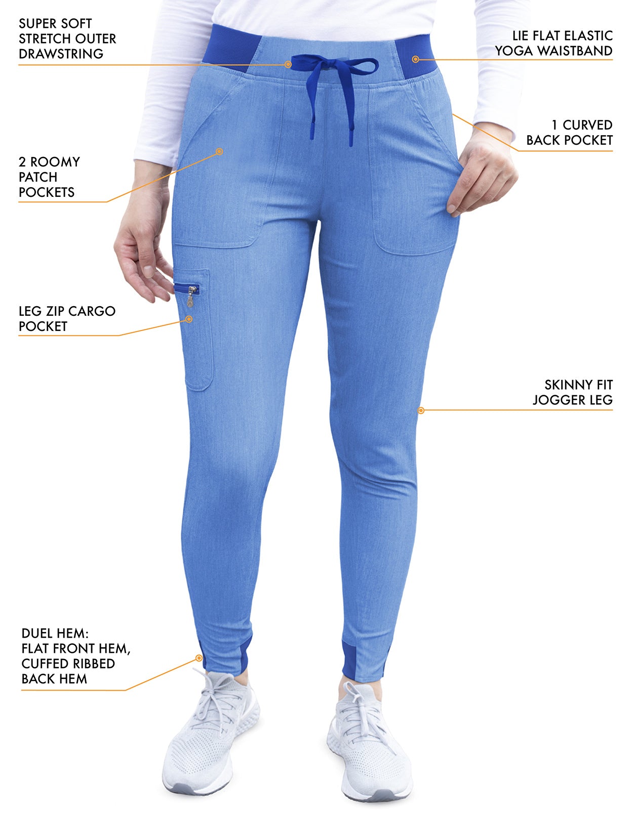 ADAR Pro Women's Ultimate Yoga Jogger Pant  Tall
