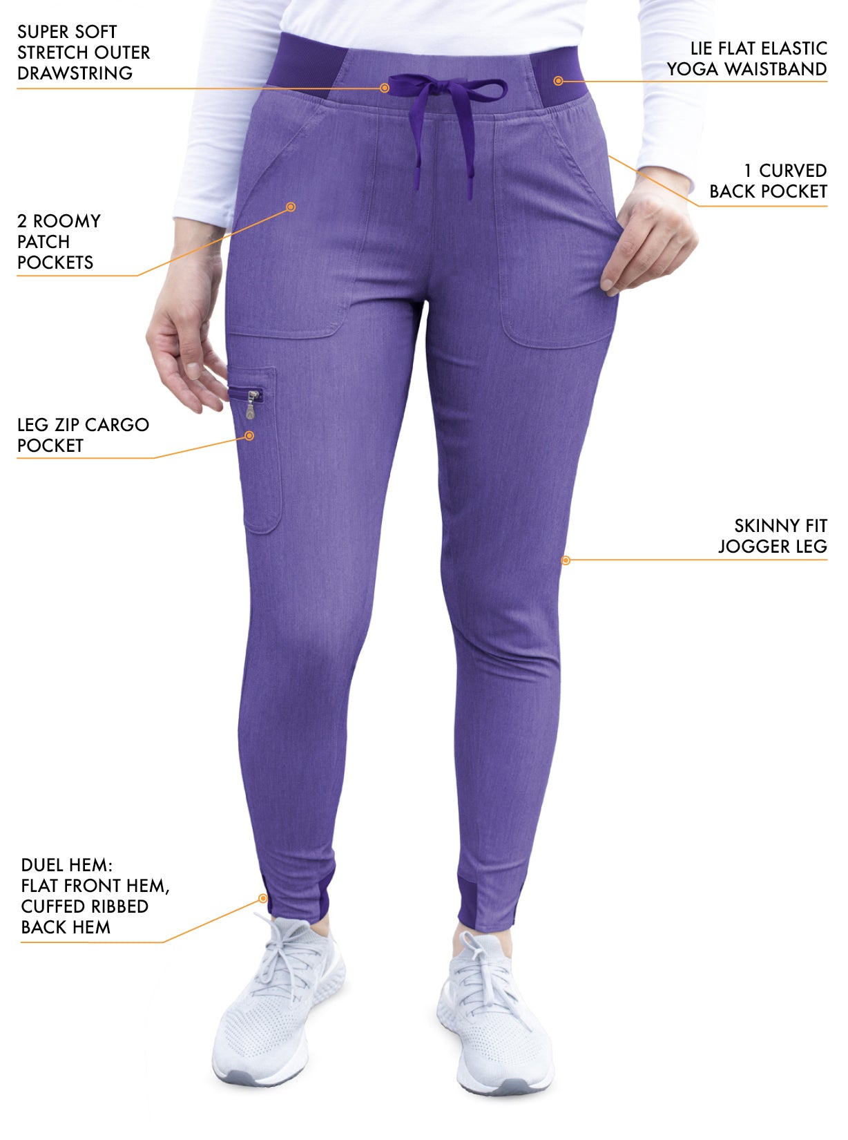 ADAR Pro Women's Ultimate Yoga Jogger Pant  Tall