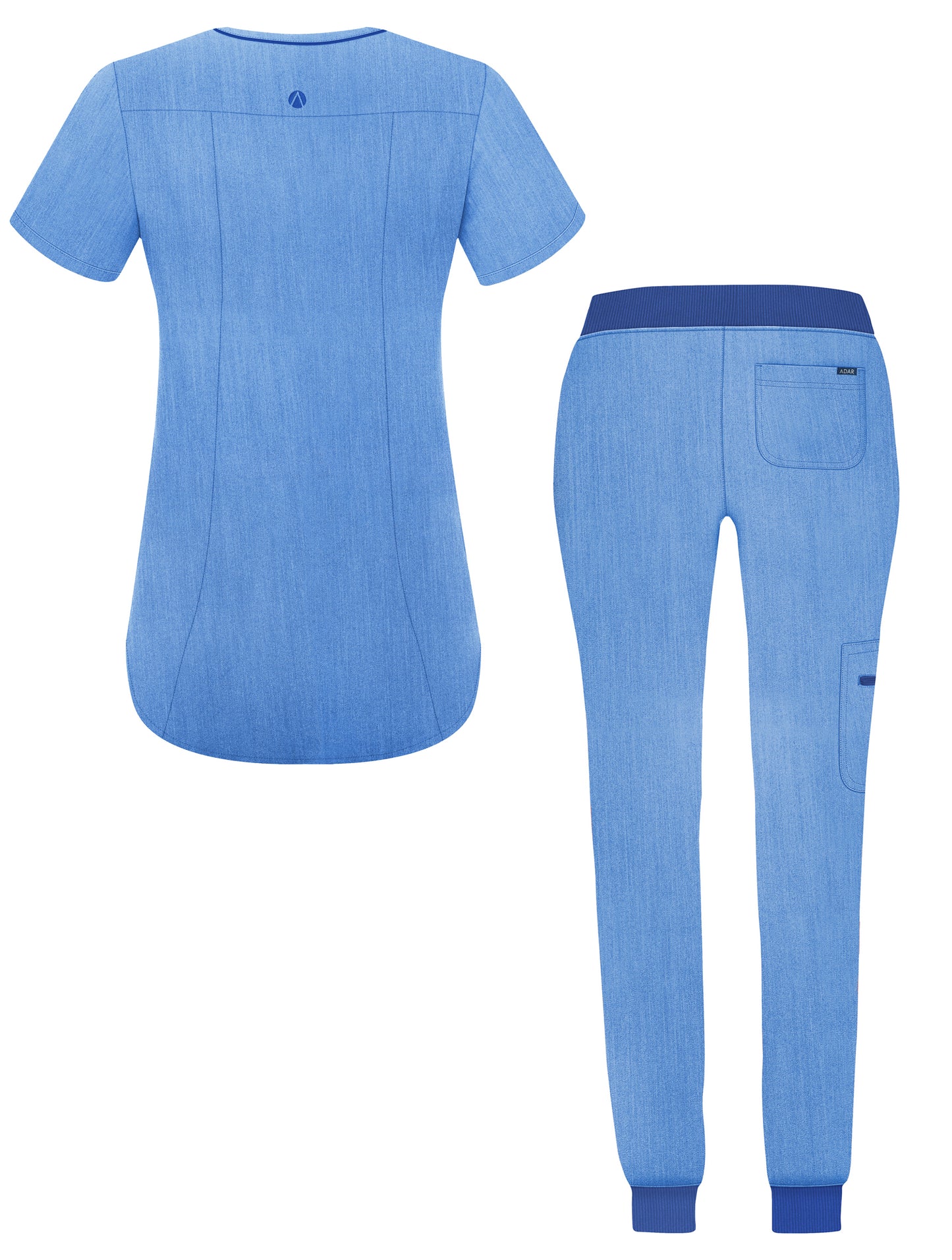 ADAR Pro Women's Modern Athletic Jogger Scrub Set (More Color)