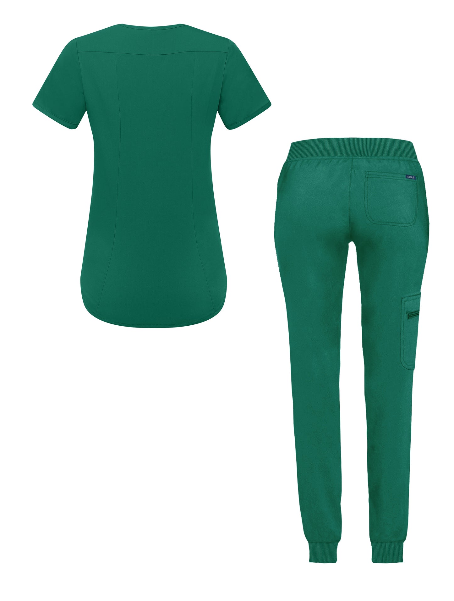 ADAR Pro Women's Modern Athletic Jogger Scrub Set (More Color)