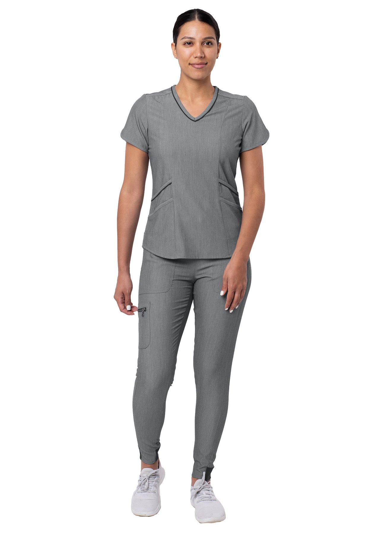 ADAR Pro Women's Modern Athletic Jogger Scrub Set (More Color)