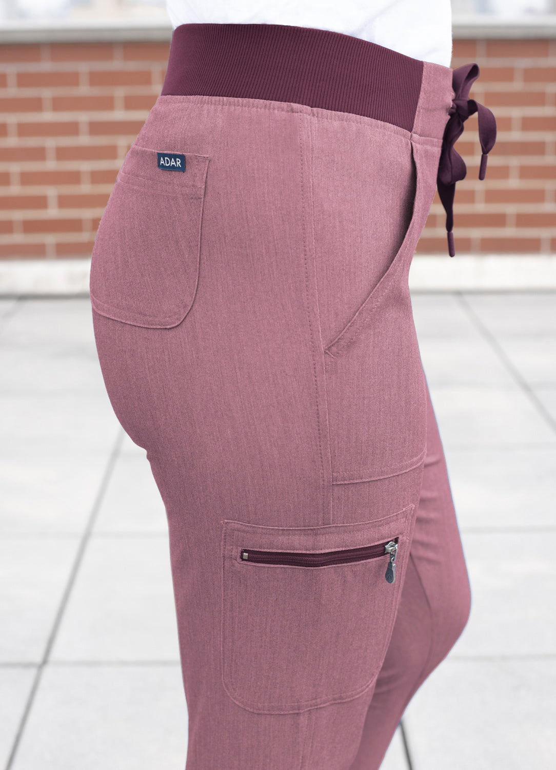 ADAR Pro Women's Modern Athletic Jogger Scrub Set (More Color)