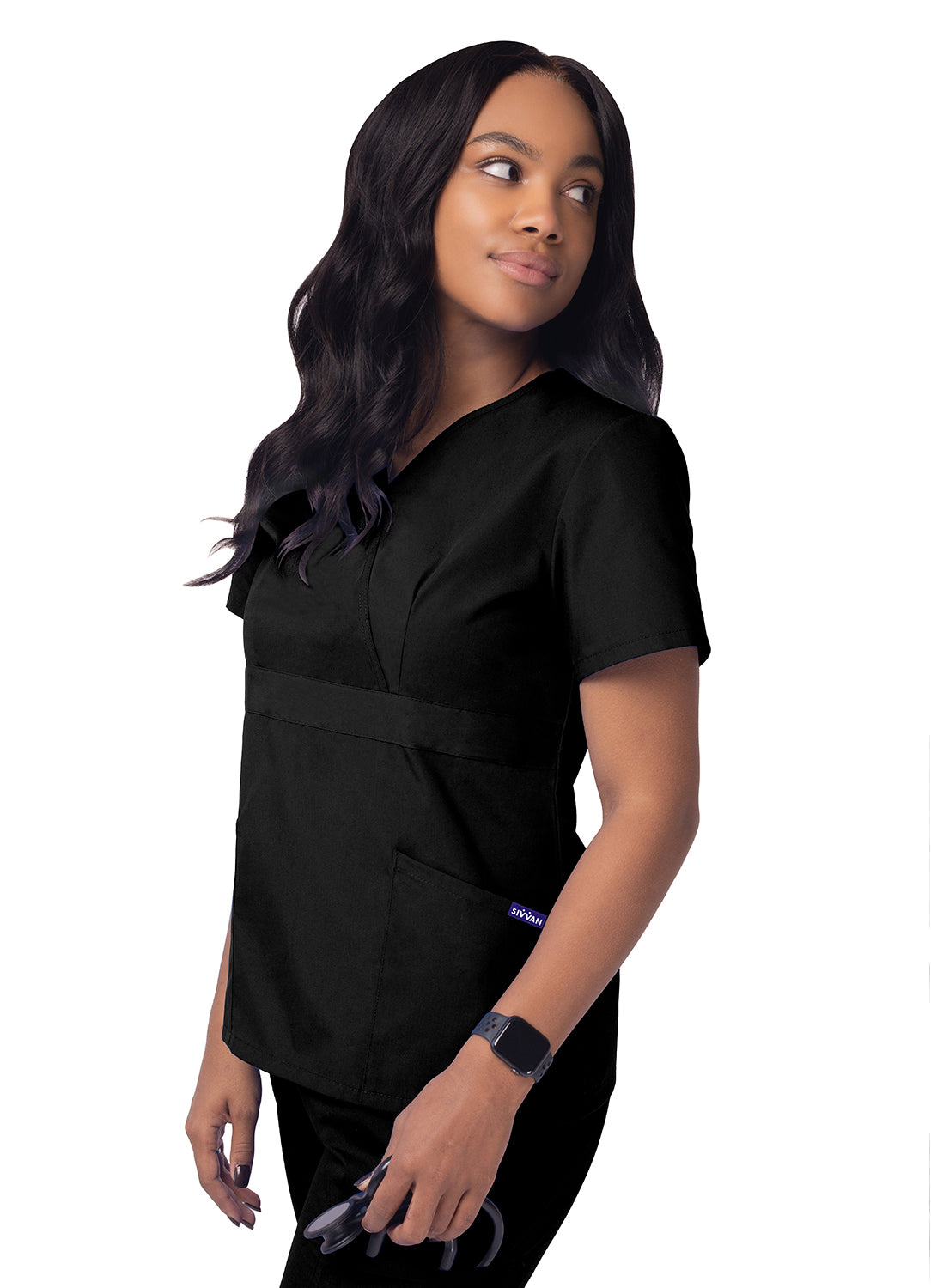 Sivvan Women's Mock Wrap Top