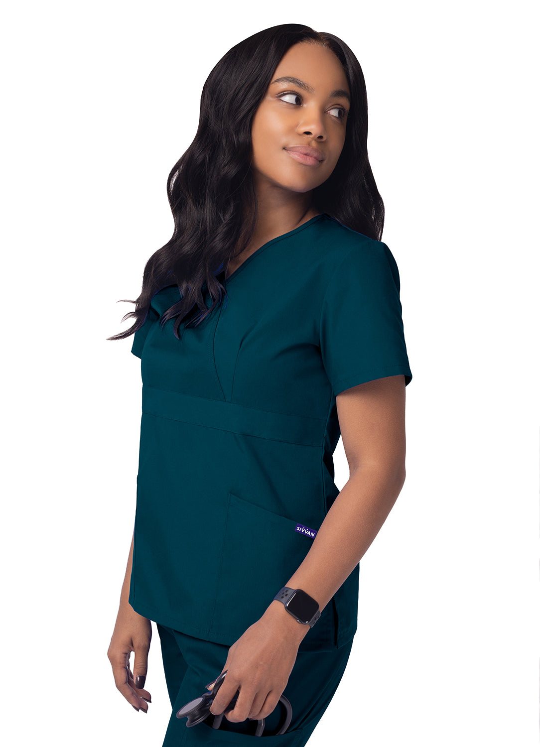 Sivvan Women's Mock Wrap Top