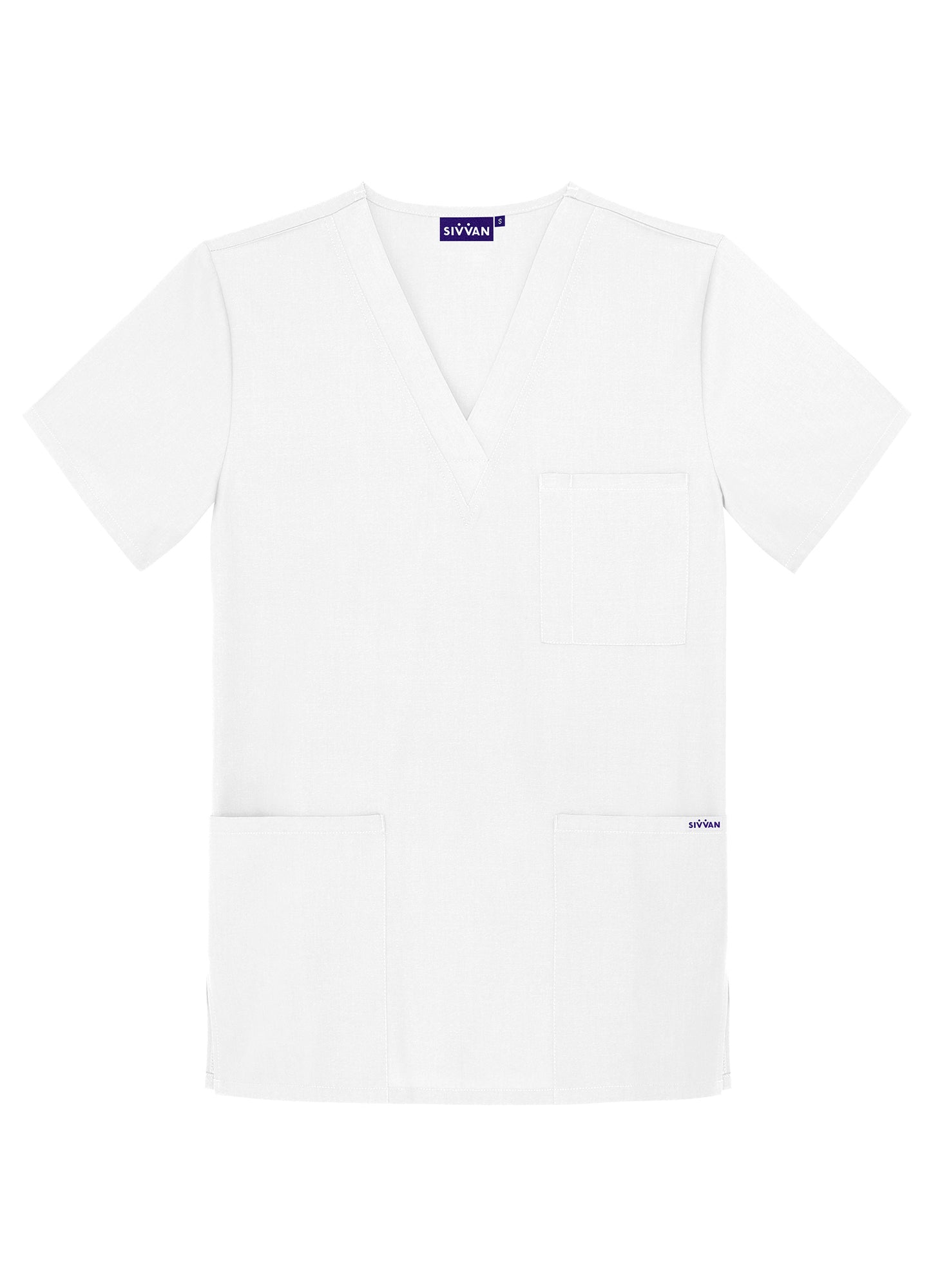 Sivvan Unisex V-Neck 3 Pocket Top (More Color)