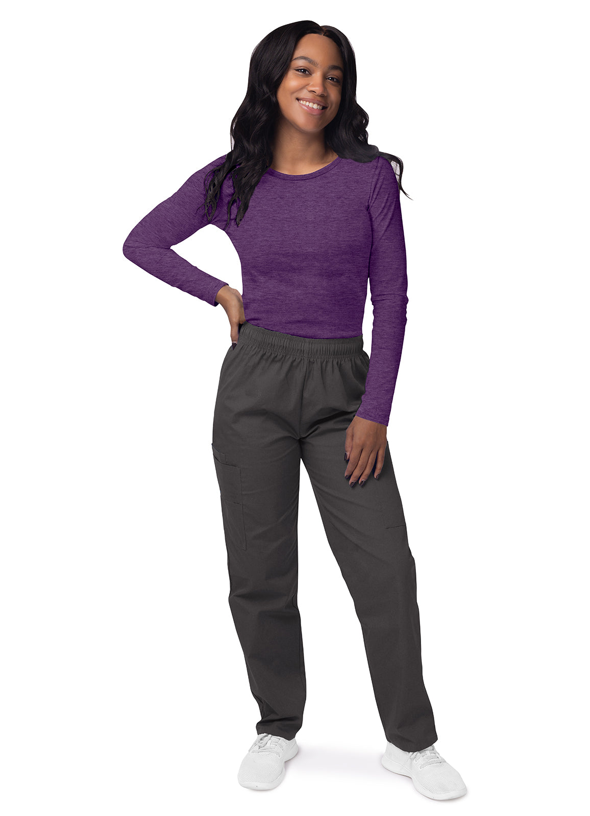 Sivvan Women's Long Sleeve Comfort Underscrub Tee (More Color)