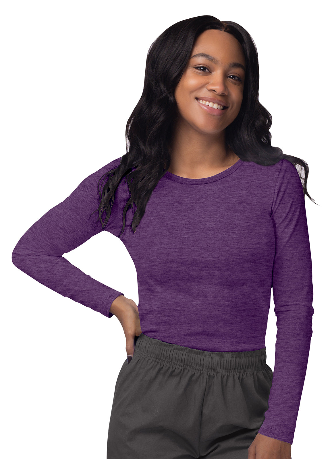 Sivvan Women's Long Sleeve Comfort Underscrub Tee (More Color)