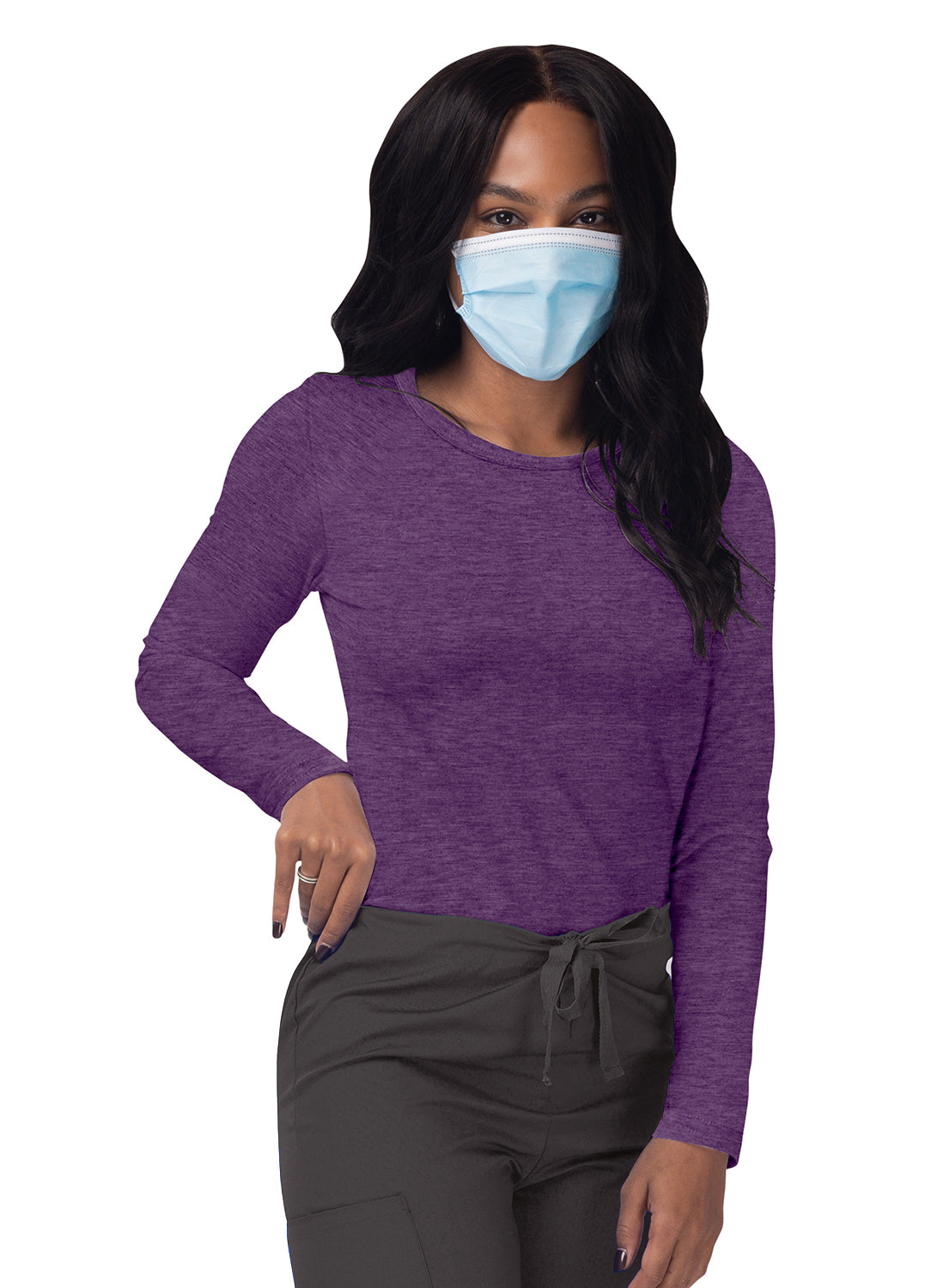 Sivvan Women's Long Sleeve Comfort Underscrub Tee (More Color)