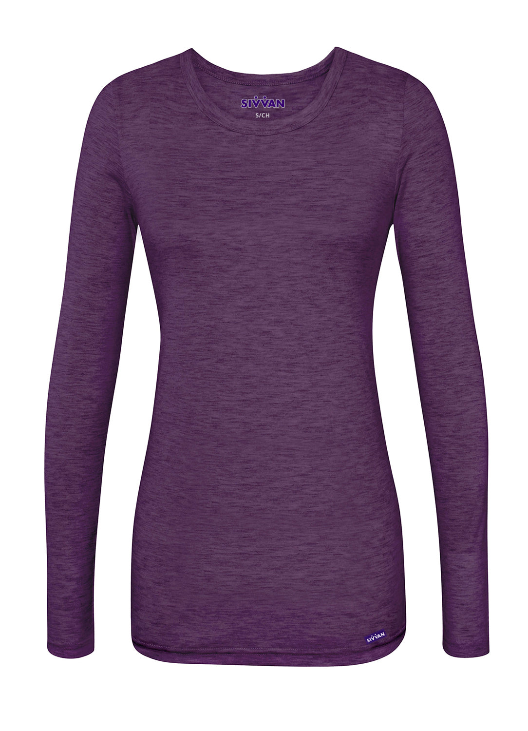 Sivvan Women's Long Sleeve Comfort Underscrub Tee (More Color)
