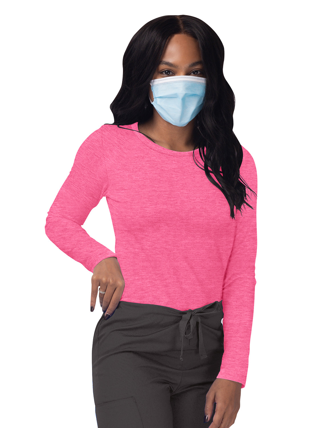 Sivvan Women's Long Sleeve Comfort Underscrub Tee (More Color)