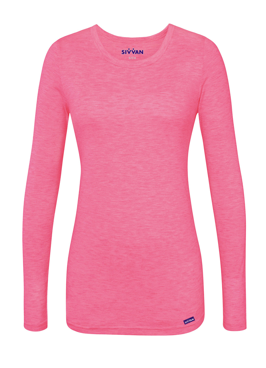 Sivvan Women's Long Sleeve Comfort Underscrub Tee (More Color)
