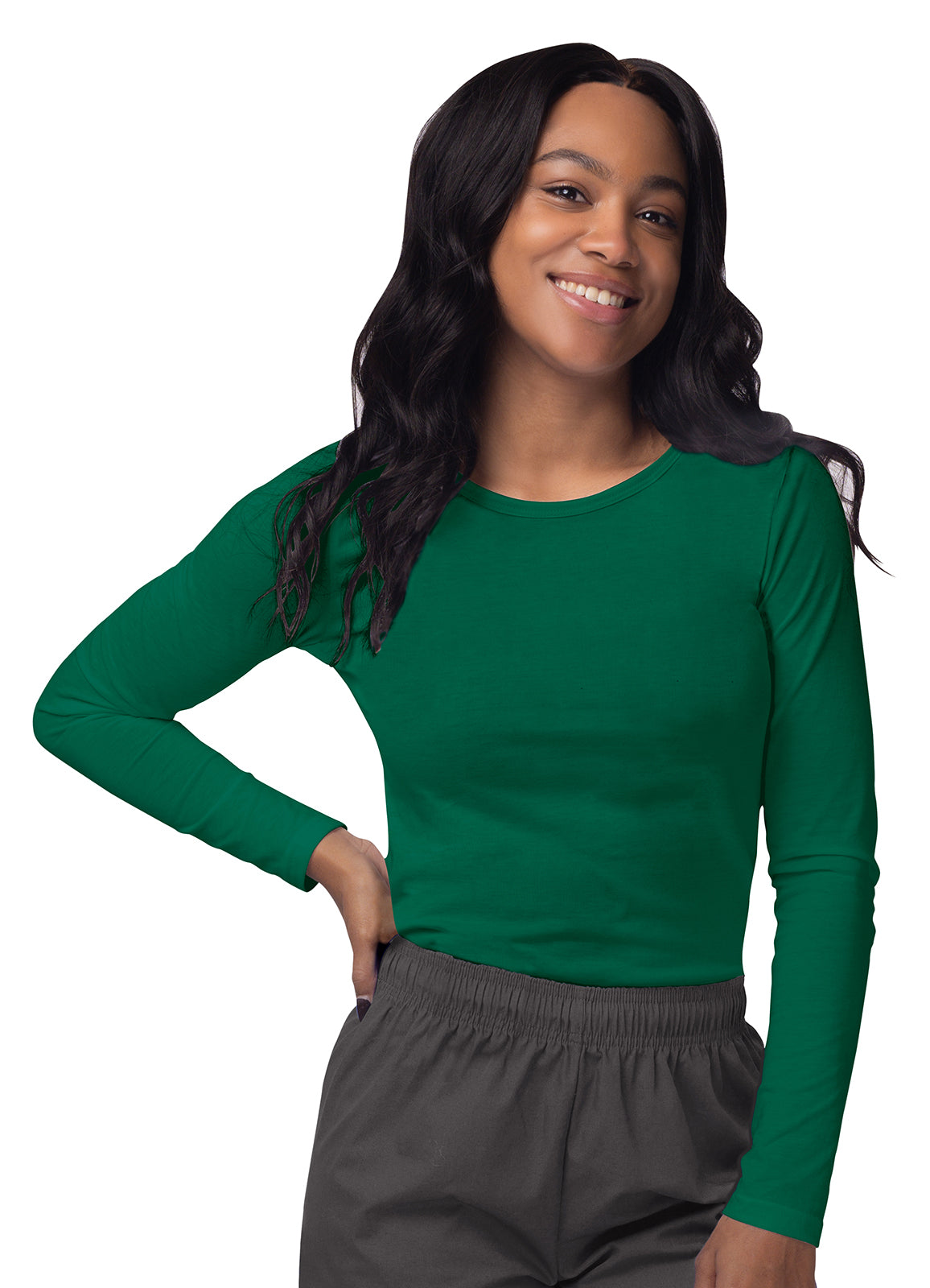 Sivvan Women's Long Sleeve Comfort Underscrub Tee (More Color)