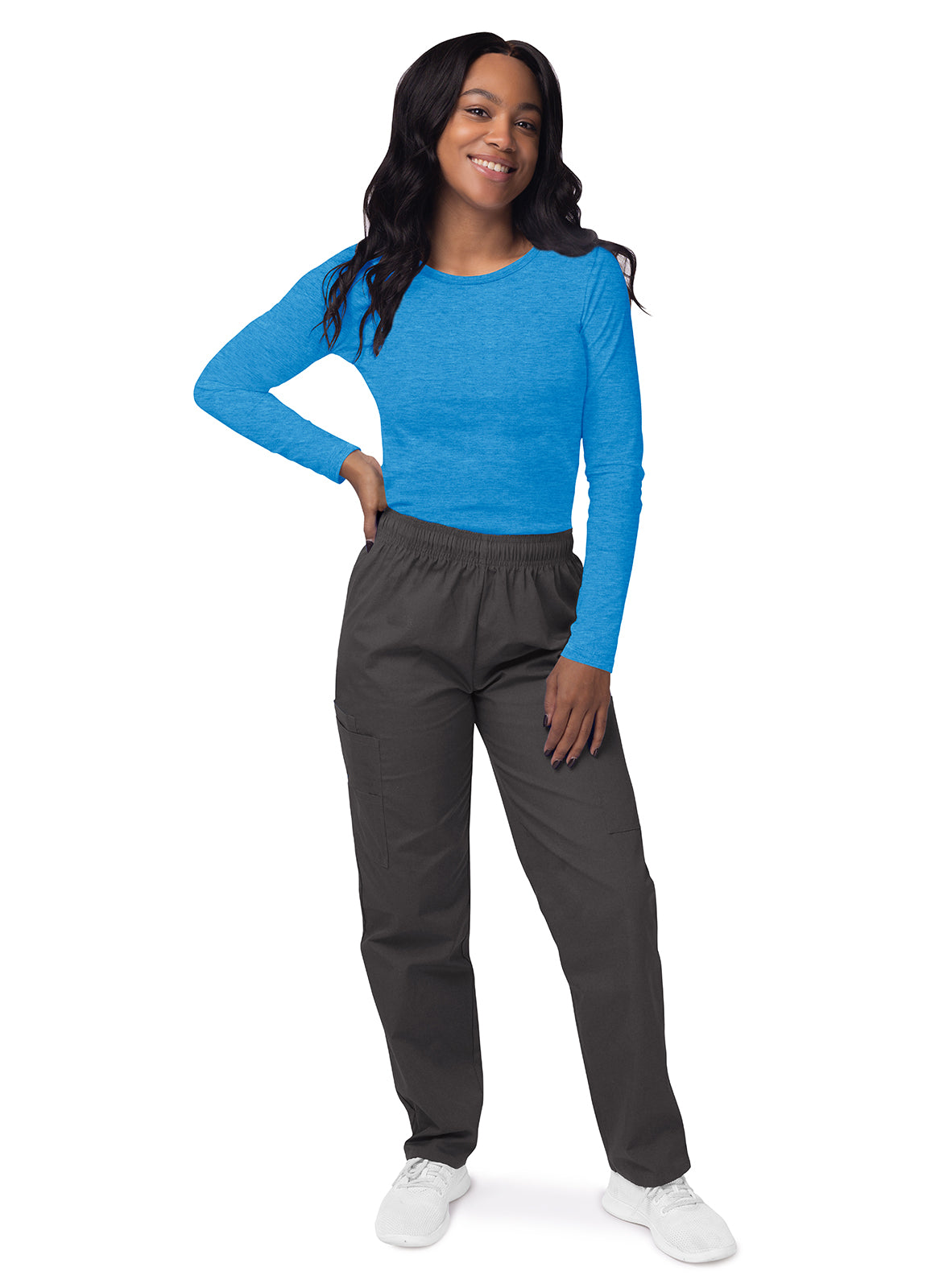 Sivvan Women's Long Sleeve Comfort Underscrub Tee (More Color)